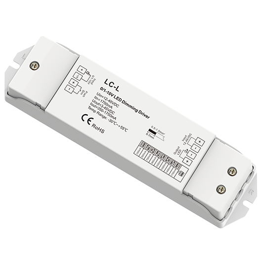 0/1-10V and Push-dim CC dimming driver LC-L For bright led strip lights